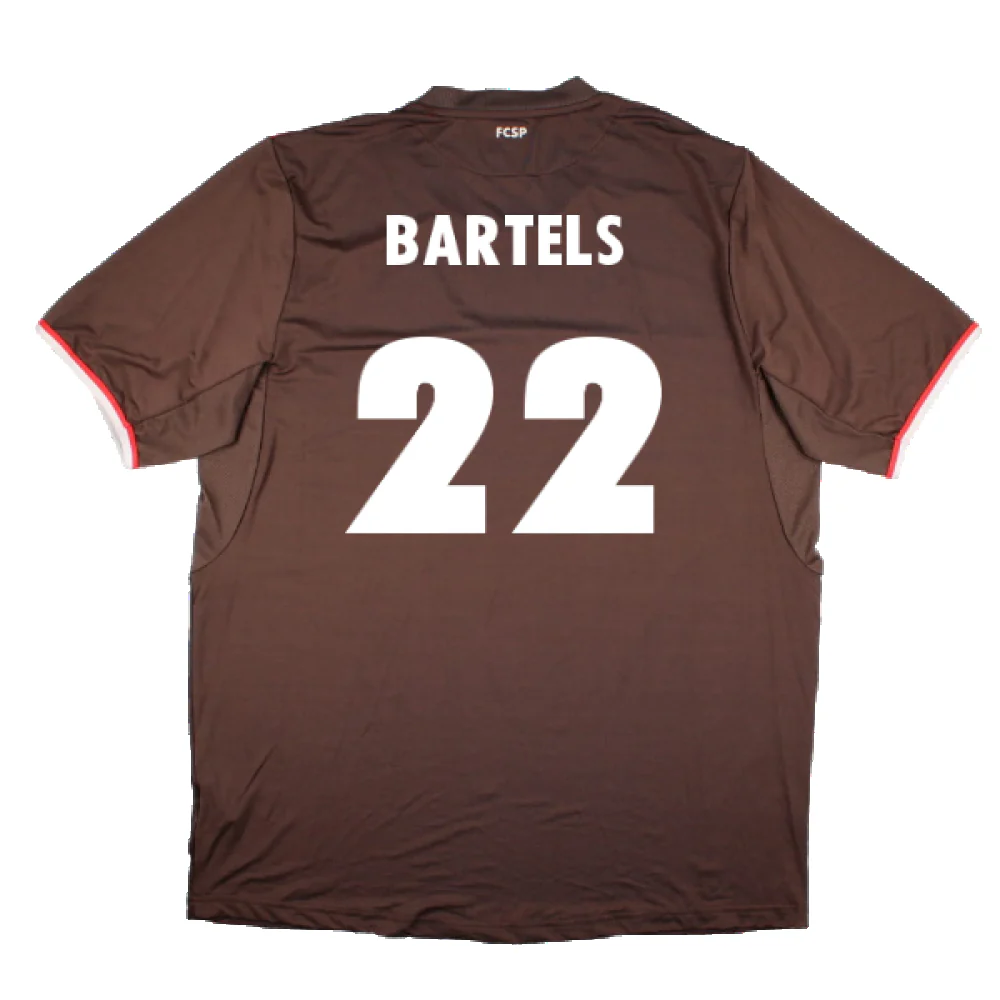 St. Pauli 2013-14 Home Shirt (Sponsorless) (XXL) (Mint) (Bartels 22) - Image 2
