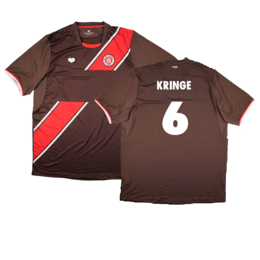 St. Pauli 2013-14 Home Shirt (Sponsorless) (XXL) (Mint) (Kringe 6)