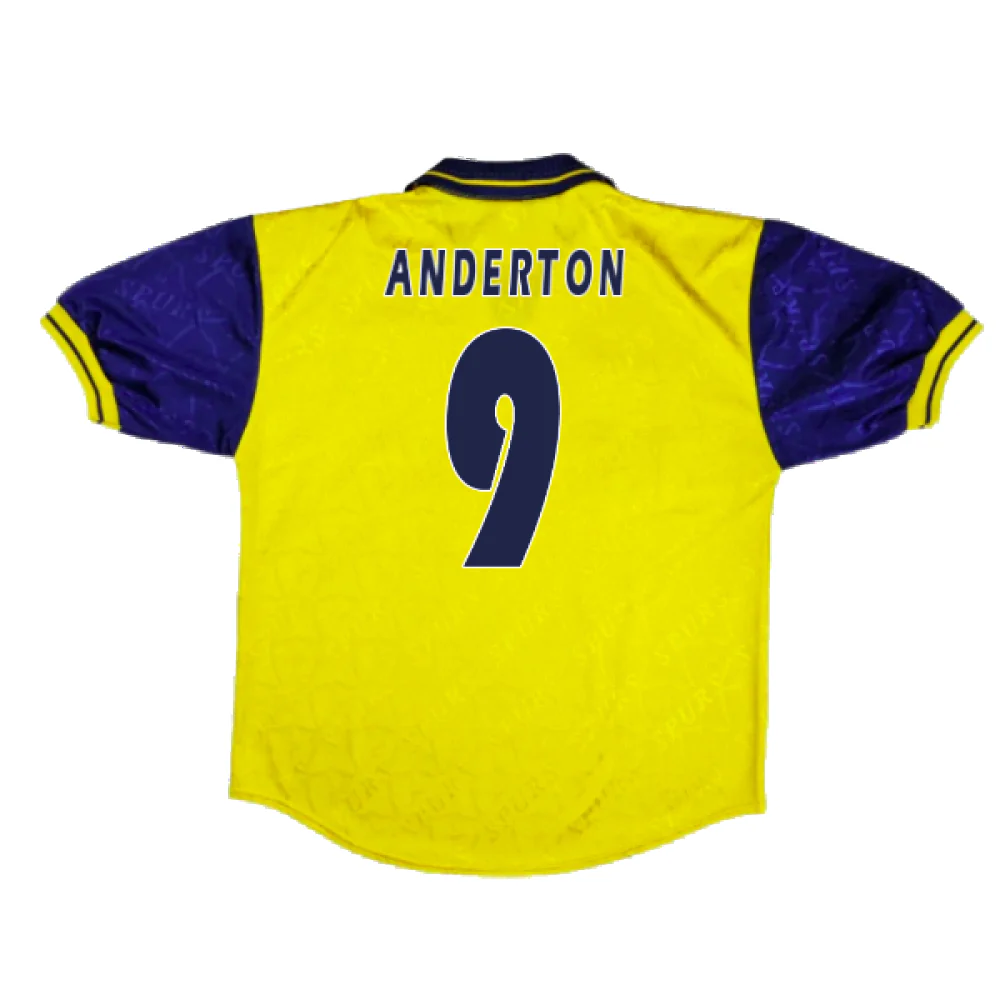 Tottenham 1995-96 Third Shirt (M) (Excellent) (Anderton 9) - Image 2