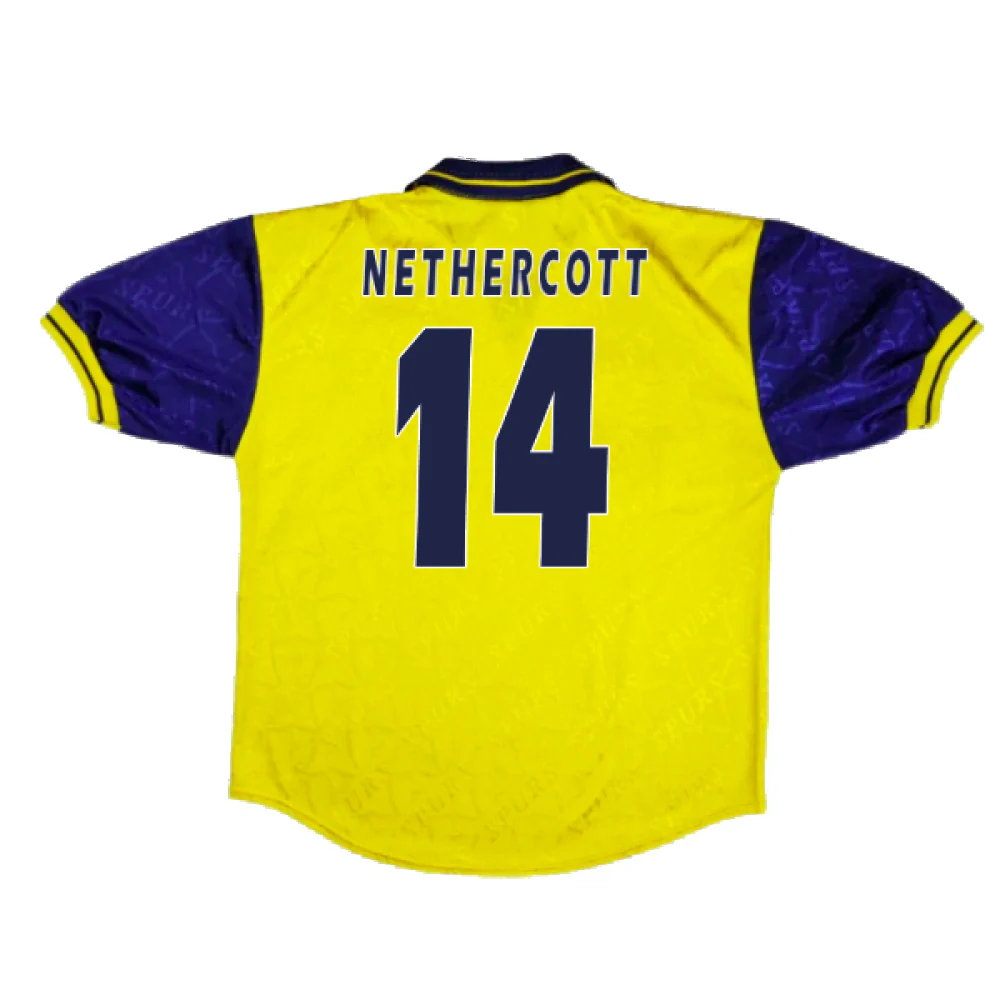Tottenham 1995-96 Third Shirt (M) (Excellent) (Nethercott 14) - Image 2