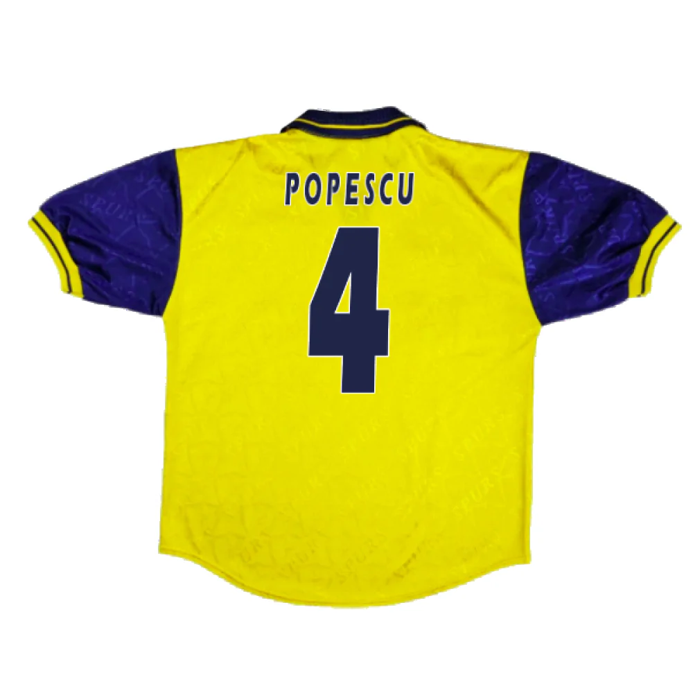 Tottenham 1995-96 Third Shirt (M) (Excellent) (Popescu 4) - Image 2