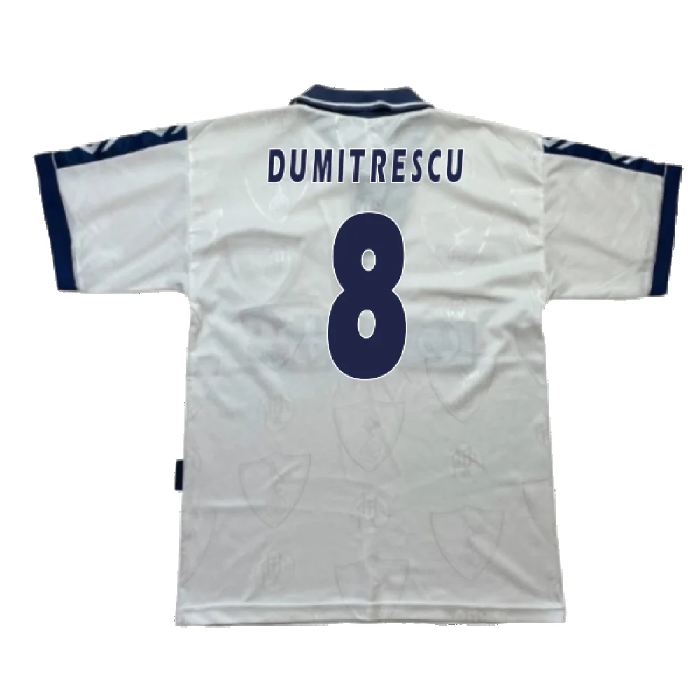 Tottenham 1995-97 Home Shirt (S) (Very Good) (Dumitrescu 8) - Image 2