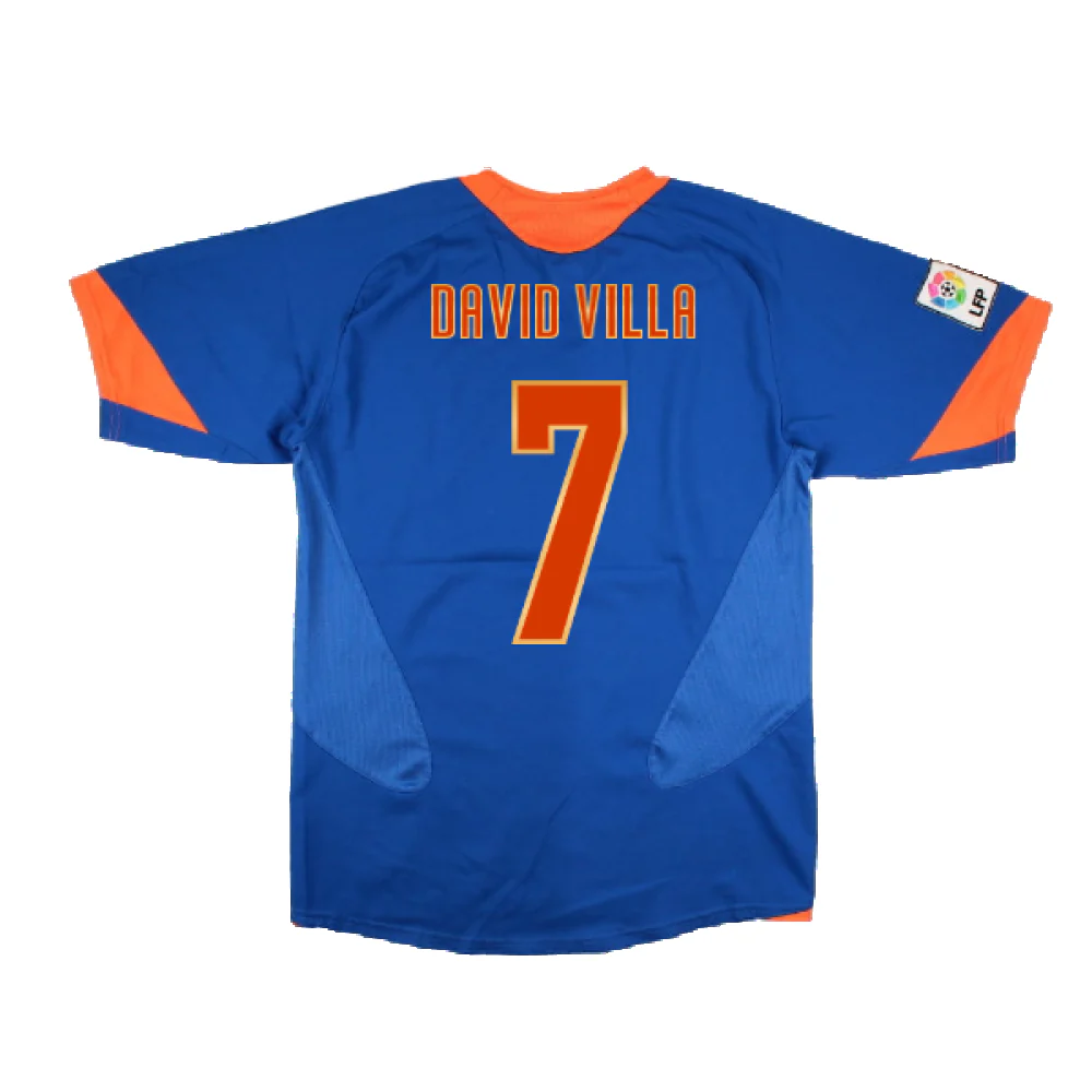 Valencia 2005-06 Away Shirt (S) (Excellent) (David Villa 7) - Image 2