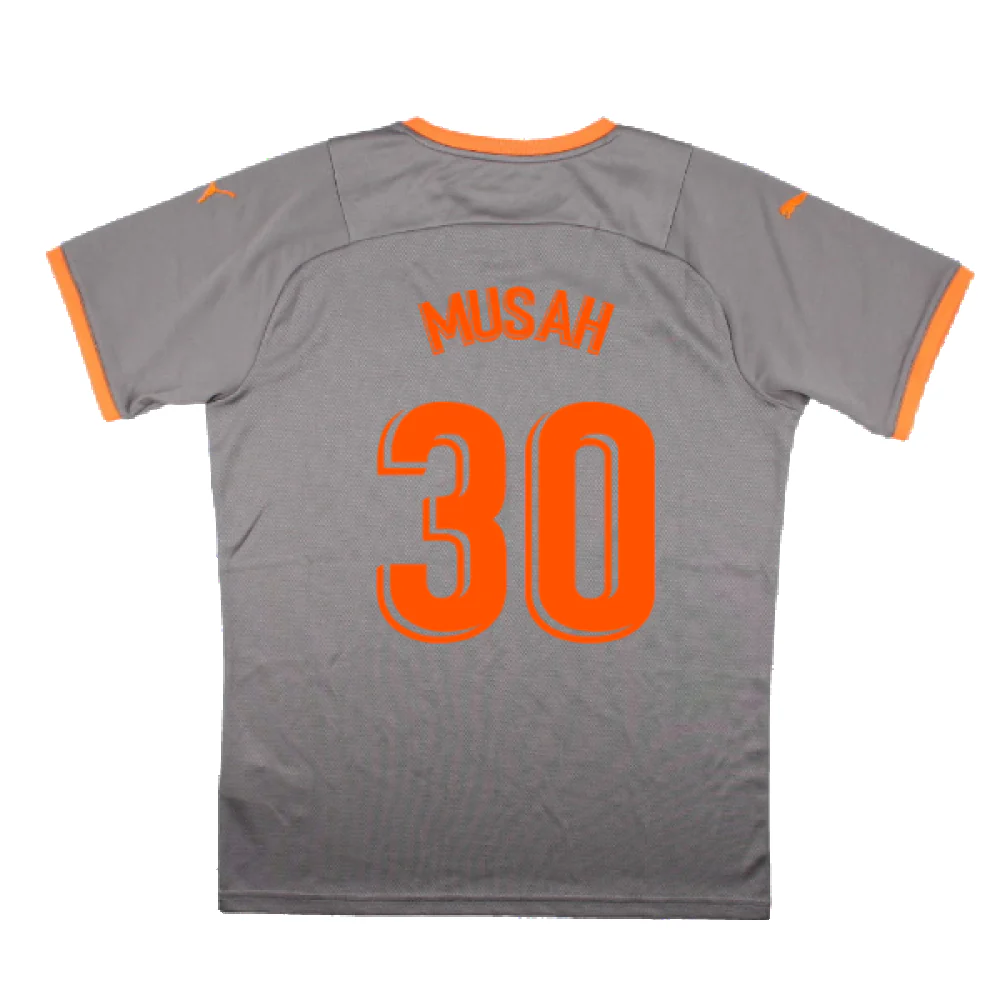 Valencia 2021-22 Fourth Shirt (Sponsorless) (M) (Mint) (MUSAH 30) - Image 2