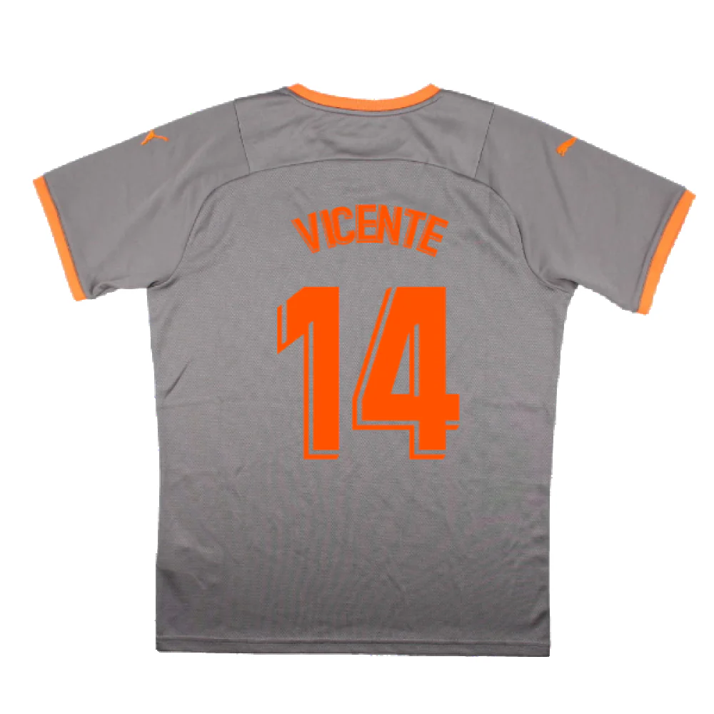 Valencia 2021-22 Fourth Shirt (Sponsorless) (M) (Mint) (VICENTE 14) - Image 2