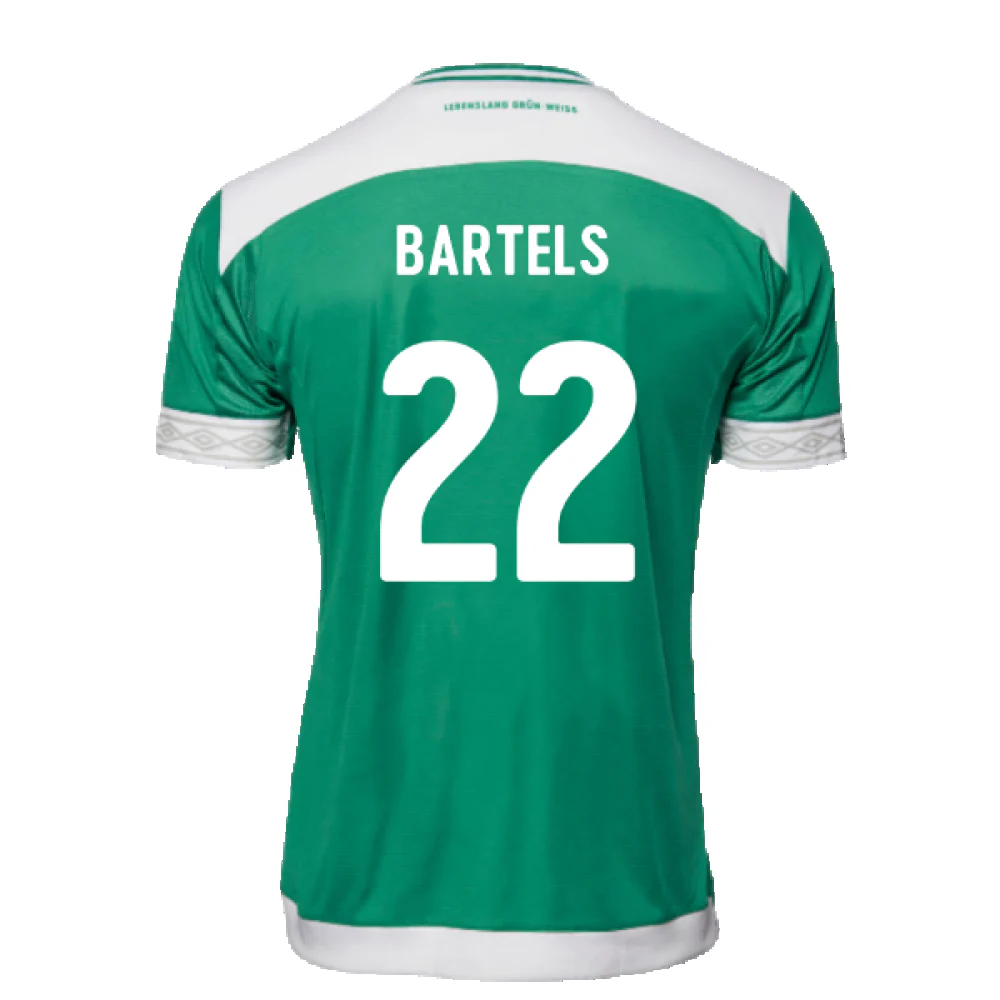 Werder Bremen 2018-19 Home Shirt (M) (Mint) (Bartels 22) - Image 2