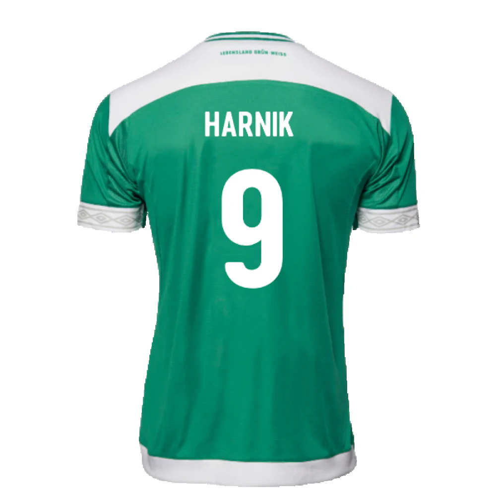 Werder Bremen 2018-19 Home Shirt (M) (Mint) (Harnik 9) - Image 2