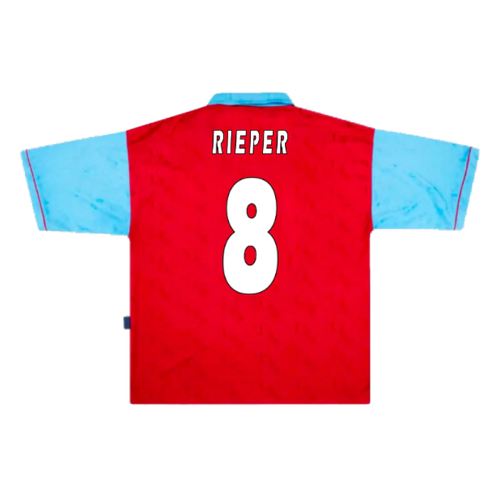 West Ham 1995-97 Home Shirt (XXL) (Mint) (Rieper 8) - Image 2