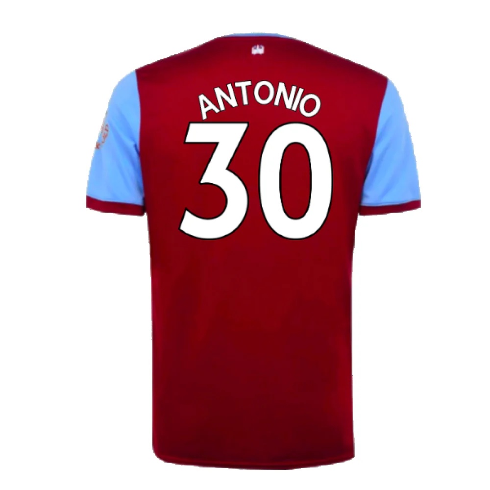 West Ham United 2019-20 Home Shirt (S) (Good) (ANTONIO 30) - Image 2