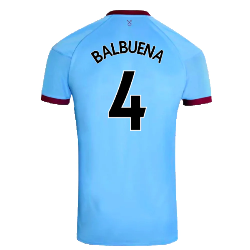West Ham United 2020-21 Away Shirt (M) (Excellent) (BALBUENA 4) - Image 2