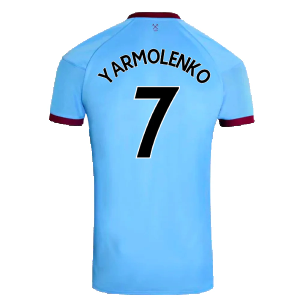West Ham United 2020-21 Away Shirt (M) (Mint) (YARMOLENKO 7) - Image 2