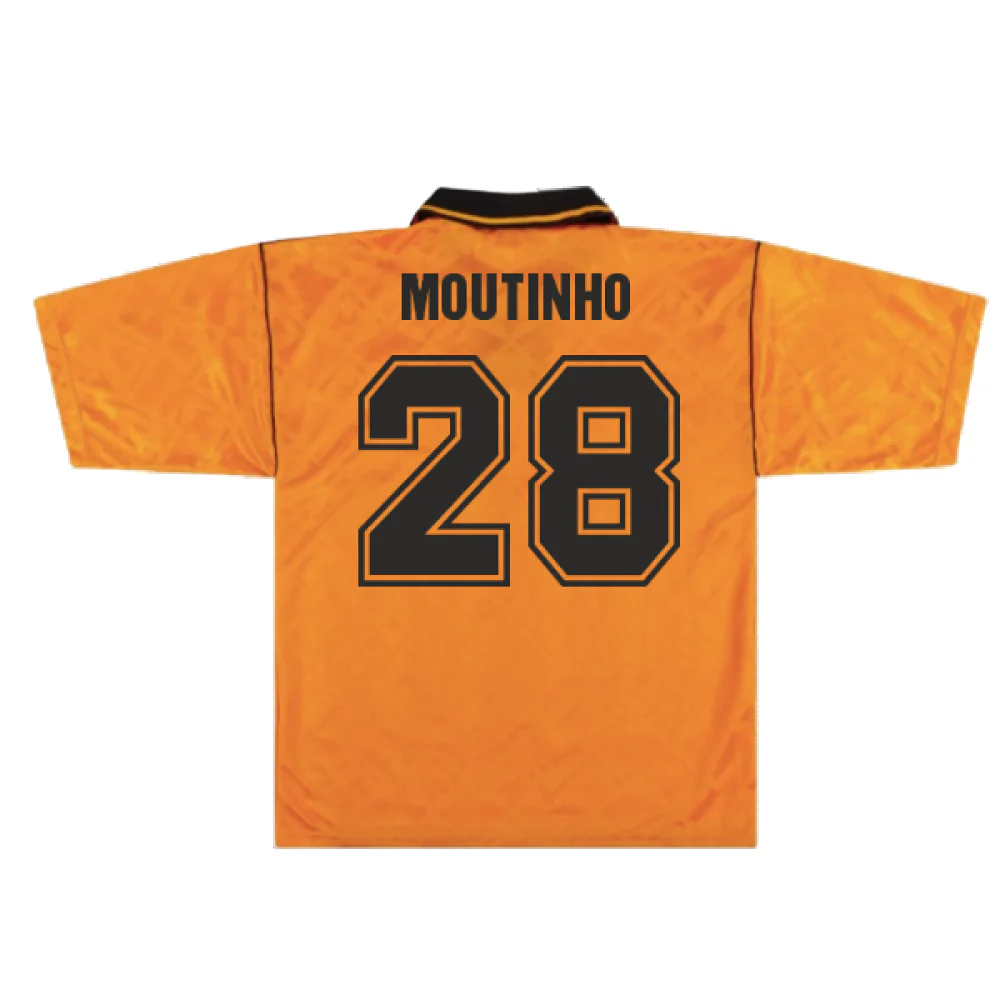 Wolves 1990-92 Home Shirt (L) (Very Good) (Moutinho 28) - Image 2