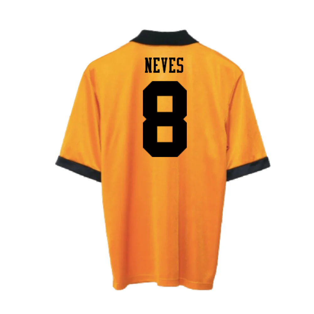 Wolves 1994-95 Home Shirt (L) (Excellent) (Neves 8) - Image 2
