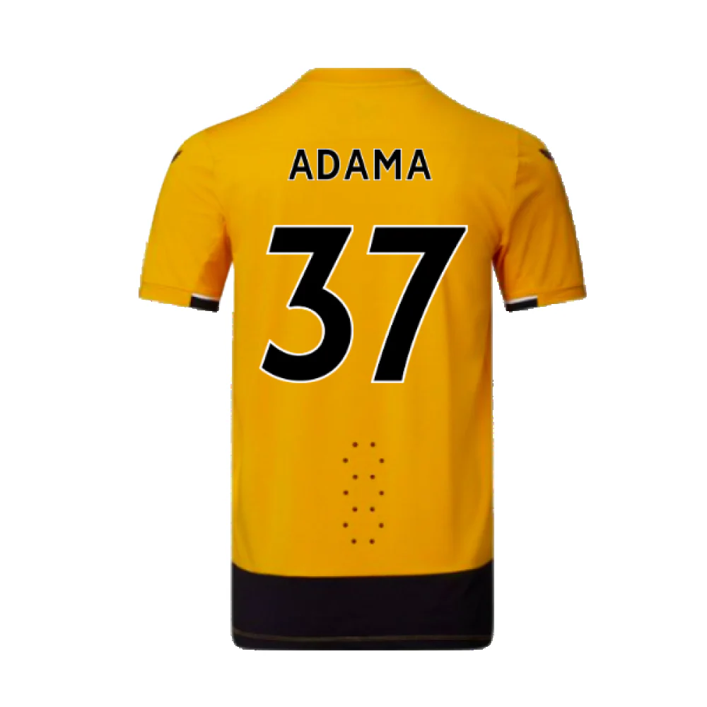Wolves 2022-23 Pro Home Shirt (Sponsorless) (3XL) (Excellent) (ADAMA 37) - Image 2