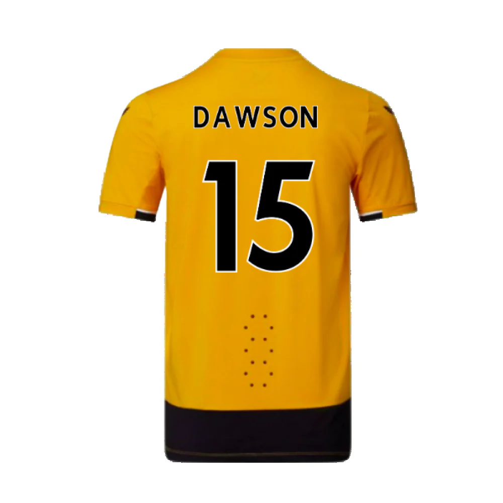 Wolves 2022-23 Pro Home Shirt (Sponsorless) (M) (Excellent) (Dawson 15) - Image 2