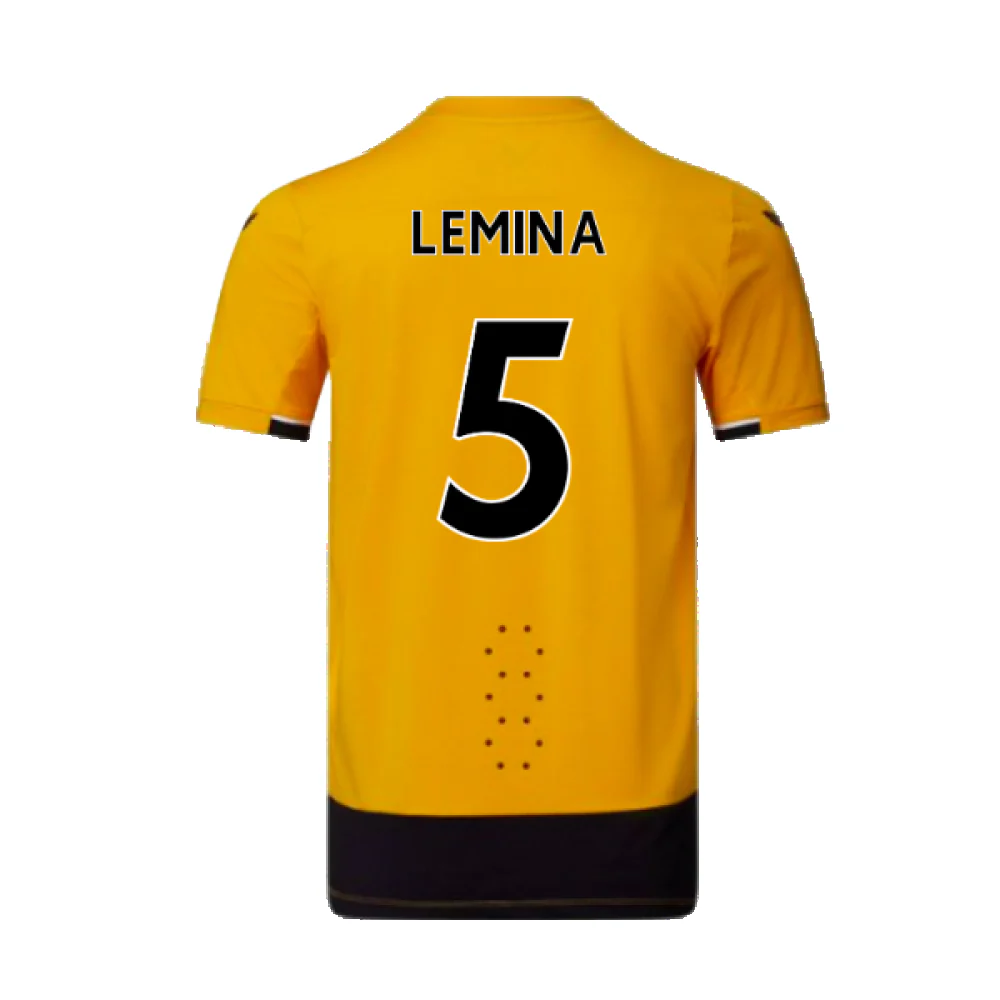 Wolves 2022-23 Pro Home Shirt (Sponsorless) (M) (Excellent) (Lemina 5) - Image 2