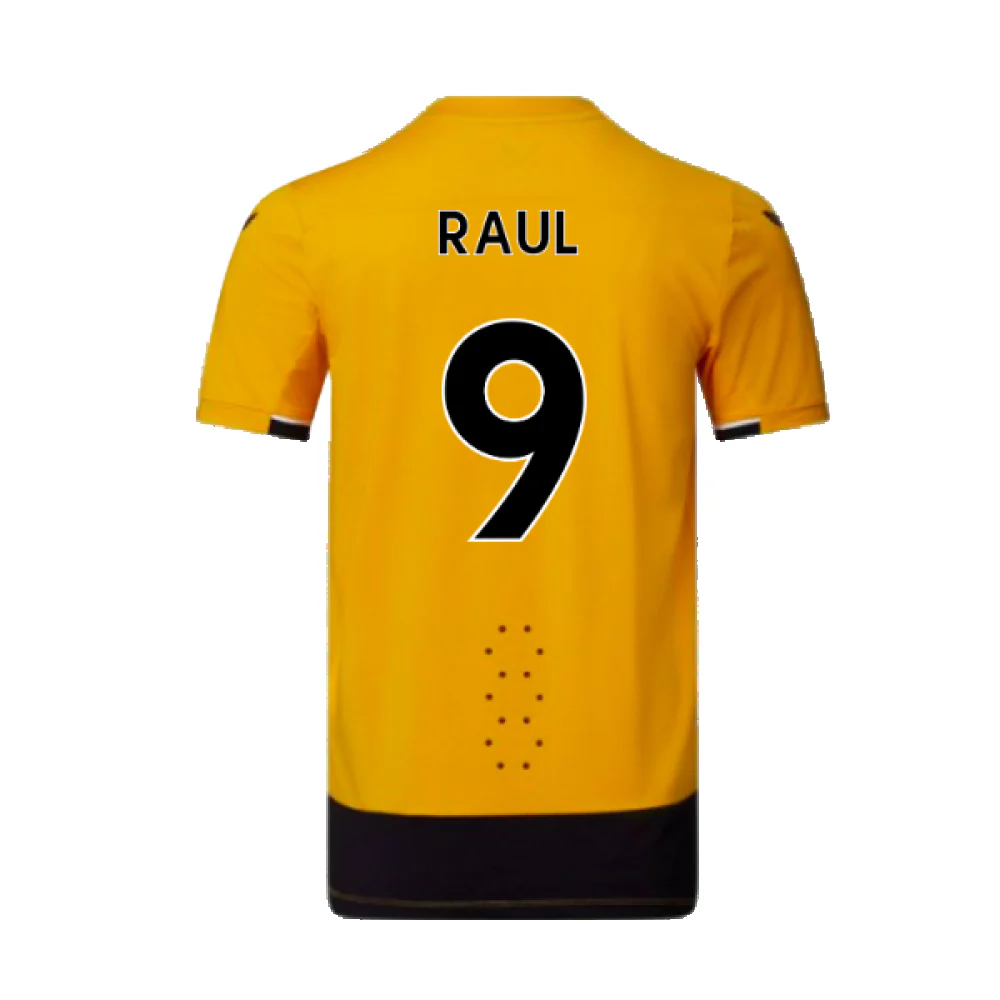 Wolves 2022-23 Pro Home Shirt (Sponsorless) (M) (Excellent) (RAUL 9) - Image 2