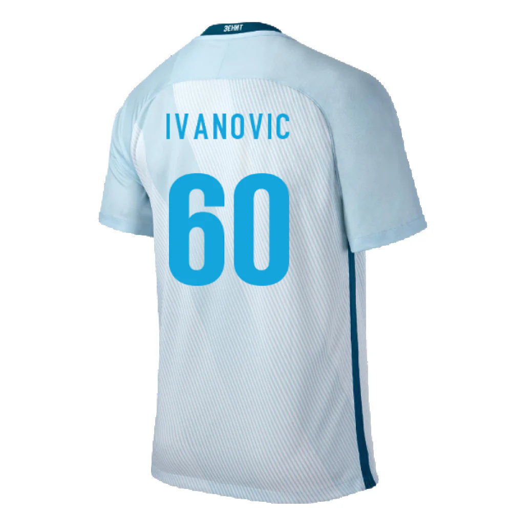 Zenit 2016-18 Away Shirt (S) (Ivanovic 60) (Very Good) - Image 2