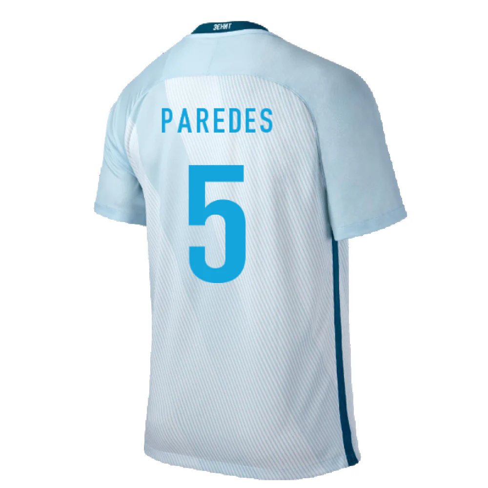 Zenit 2016-18 Away Shirt (S) (Paredes 5) (Very Good) - Image 2