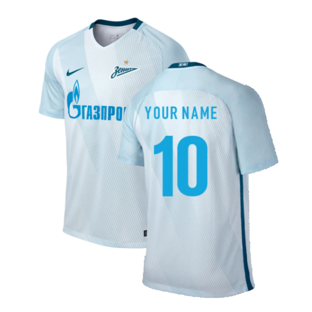 Zenit 2016-18 Away Shirt (S) (Your Name 10) (Very Good)